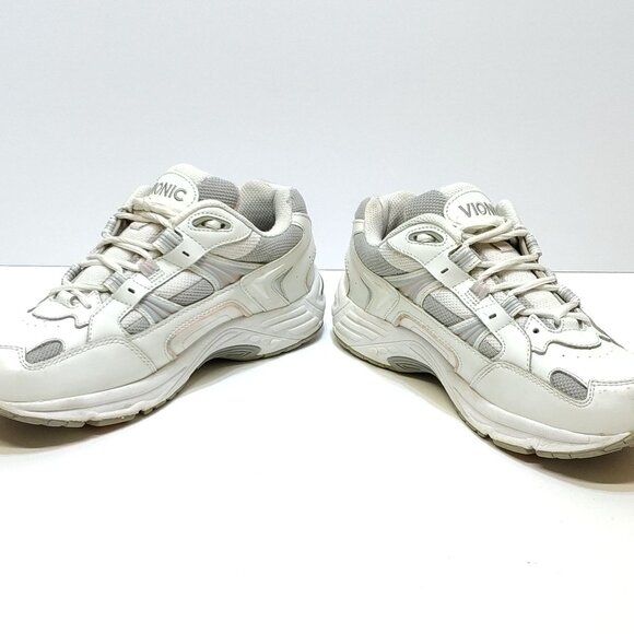 Vionic 23Walk Walking Sneaker Leather Mesh Upper Women 7.5W New Balance Insoles - Picture 4 of 10